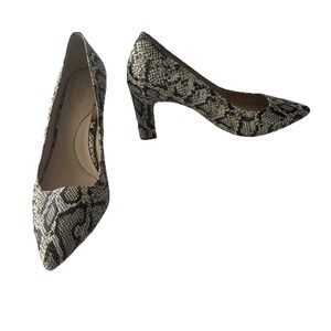 Cole Haan Grand Series Women's Snake Print Pump Grey Multi Size 9.5